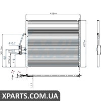 Радіатор кондиціонера Nissens 94274