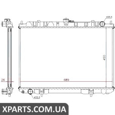 Радіатор Nissens 68703A