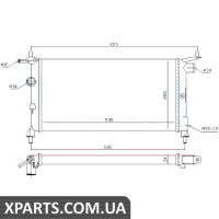 Радіатор Nissens 632851