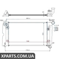 Радіатор Nissens 64646A