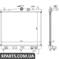 Радіатор Nissens 68700A