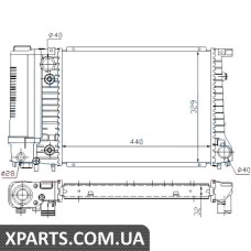 Радіатор Nissens 60703A