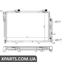 Радіатор Nissens 62756A