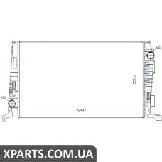 Радiатор Nissens 637614