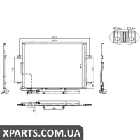 Радіатор кондиціонера Nissens 94614