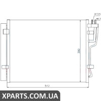 Радіатор кондиціонера Nissens 940007