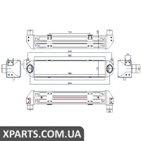 Інтеркулер LAND ROVER DISCOVERY III (TAA) (04-) 2.7 V6 TDI Nissens 96243