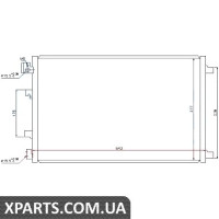 Радіатор кондиціонера Nissens 940039