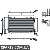 Радіатор кондиціонера Nissens 94567