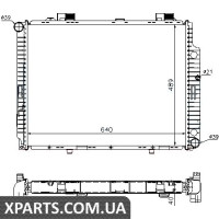 Радіатор Nissens 62598A