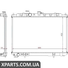 Радіатор Nissens 68704