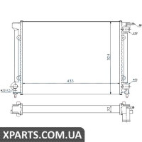 Радіатор Nissens 651811
