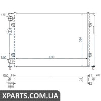 Радіатор Nissens 651851