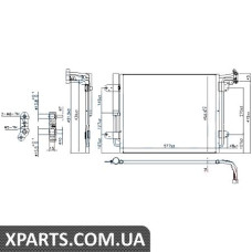 Радіатор кондиціонера Nissens 940802