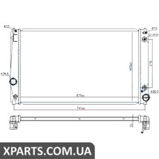 Радіатор Nissens 646843
