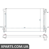 Радіатор Nissens 651741