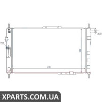 Радіатор Nissens 61656