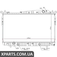 Радіатор Nissens 61629