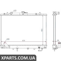 Радіатор Nissens 68154