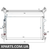 Радіатор Nissens 63113A