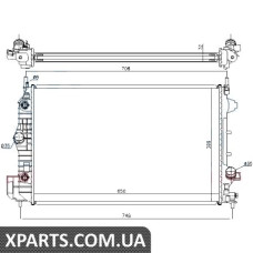 Радіатор Nissens 63113A