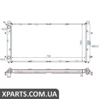 Радіатор Nissens 65273A