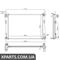 Радіатор Nissens 62028A