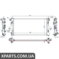 Радіатор Nissens 63556