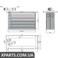 Інтеркулер SKODA SUPERB II (3T) (08-) 1.4 TSI Nissens 96470