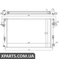 Радіатор Nissens 63771