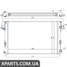 Радіатор Nissens 63771