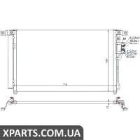 Радіатор кондиціонера Nissens 940278