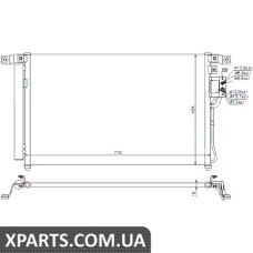 Радіатор кондиціонера Nissens 940278