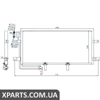 Радіатор кондиціонера Nissens 94834