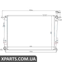 Радіатор Nissens 67522