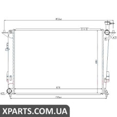 Радіатор Nissens 67522