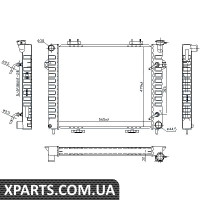 Радіатор Nissens 609901