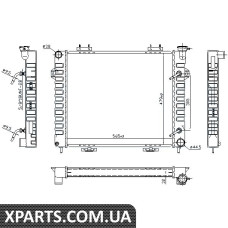 Pадиатор Nissens 609901