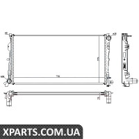 Радіатор Nissens 61018A