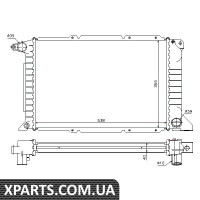 Радіатор охолодження FORD TRANSIT EY 94-2.5 TDi пр-во Nissens Nissens 62080A