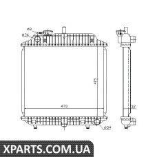 Радіатор Nissens 62516