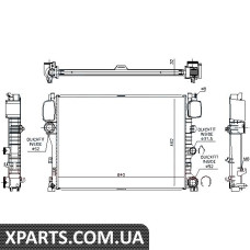 Радіатор охолодження Nissens 627025