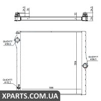 Радіатор Nissens 60825