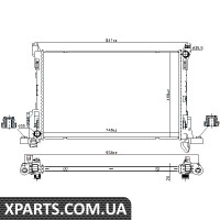 Радіатор охолодження Nissens 630793