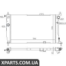 Радіатор Nissens 63252A