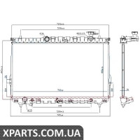 Радіатор Nissens 67030