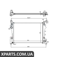 Радіатор Nissens 636005