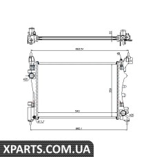 Pадiатор Nissens 636005