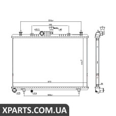 Радіатор Nissens 637643