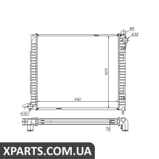 Радіатор Nissens 64300A